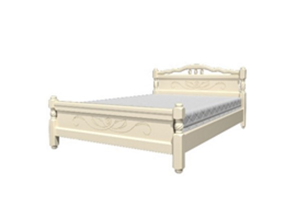 Кровать Карина-5 (Слоновая кость) 90х200 в Надыме - изображение