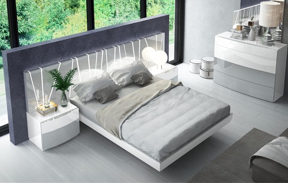 Кровать 606 VANESSA со светодиодной подсветкой (160х200) в Лабытнанги - изображение