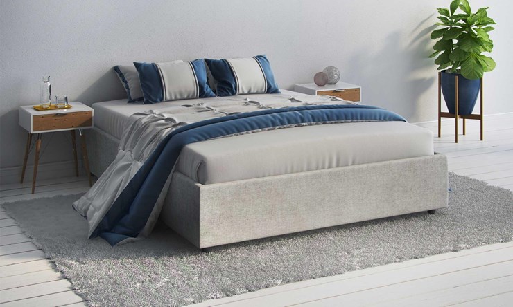 Спальная кровать Scandinavia 180х200 с основанием в Салехарде - изображение 15