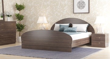 Кровать 2-спальная СВ-Стиль Валенсия, 160х200 с основанием, венге в Новом Уренгое
