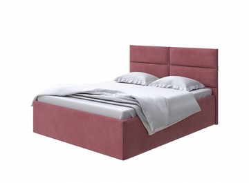 Двуспальная кровать Clever 180х190 без кроватного основания Велюр (Ultra Багряный) в Салехарде