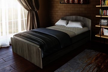Кровать в спальню 1200х2000 с низкой ножной спинкой в Салехарде - предосмотр