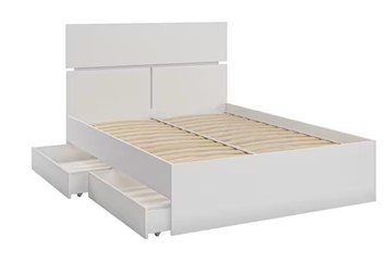 Кровать 1-спальная Агата М10, 120х200 белая в Салехарде - предосмотр 1