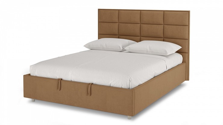 Кровать двуспальная Chocolate 1600х2000 с подъёмным механизмом в Салехарде - изображение 1