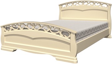 Спальная кровать Грация-1 (слоновая кость) 120х200 в Муравленко