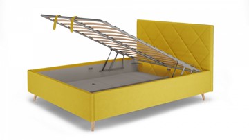 Кровать в спальню Kim 1400х1900 с подъёмным механизмом в Губкинском - предосмотр 4