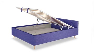 Односпальная кровать Kim-L 1200х1900 с подъёмным механизмом в Салехарде - предосмотр 4