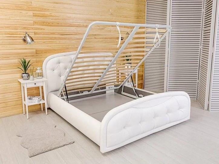 Кровать полутороспальная Кристалл 5 1400х2000 с подъёмным механизмом в Салехарде - изображение 4