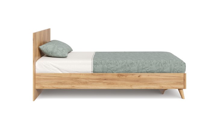 1-спальная кровать Марта-2 900 ЛД 406.160 с основанием, Дуб золотой в Муравленко - изображение 5