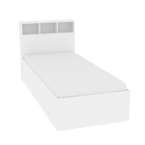 Односпальная кровать Морена 900x2000 Белый (без основания) в Салехарде