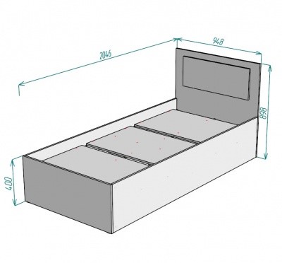 Спальная кровать Ольга L53, Белый в Салехарде - изображение 1