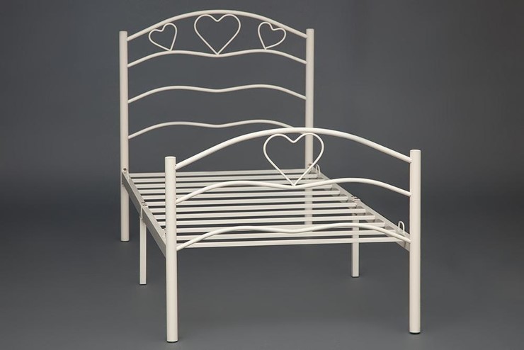 Односпальная кровать ROXIE 90*200 см (Single bed), белый (White) в Салехарде - изображение 1