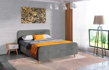 Односпальная кровать Сиерра 1200 (без основания) Торонто серый в Салехарде - предосмотр 1