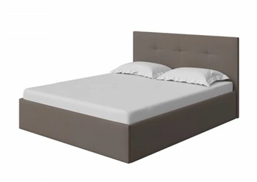 Двуспальная кровать Uno 160х200 Рогожка (Тетра Мраморный) в Салехарде