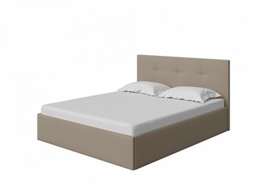 Двуспальная кровать Uno 160х200 Рогожка (Тетра Ореховый) в Салехарде