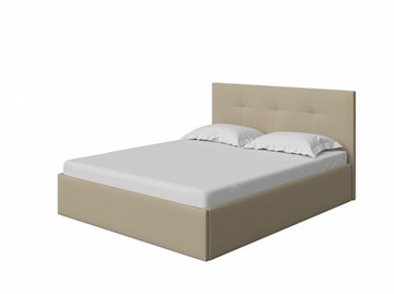 Двуспальная кровать Uno 180х200 Рогожка (Тетра Имбирь) в Салехарде