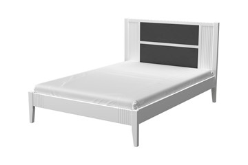 Спальная кровать Бетти из массива сосны (Белый Античный) 140х200 в Салехарде