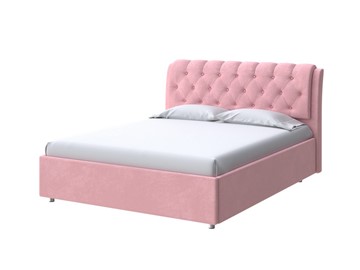 Кровать спальная Chester 140х200, Велюр (Casa Жемчужно-розовый) в Салехарде