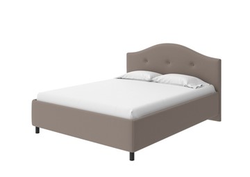 Полутороспальная кровать Como (Veda) 7 140x190, Велюр (Forest 514 Светло-коричневый) в Салехарде