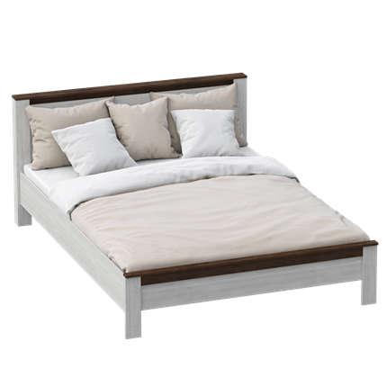 Кровать в спальню Даллас 160х200  Дуб Винтерберг / Таксония в Тарко-Сале - изображение