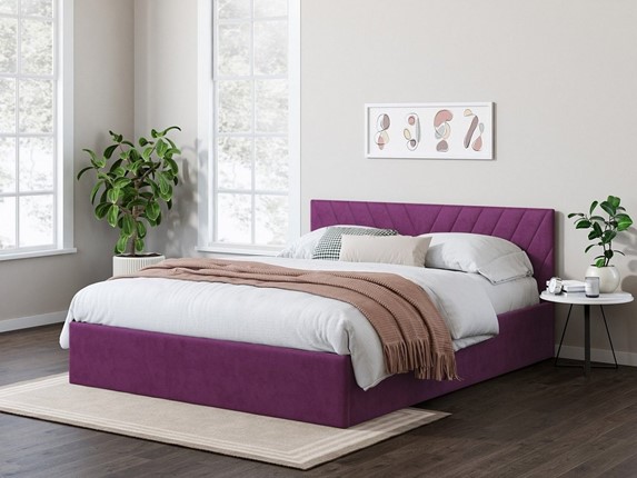 Кровать спальная Эмма 1400х1900 с подъёмным механизмом в Салехарде - изображение