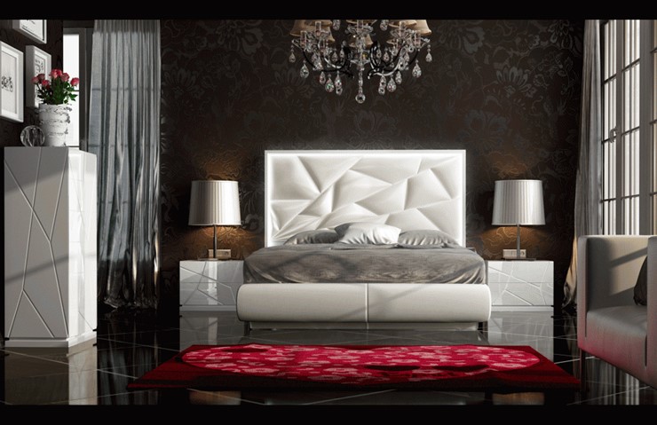 Полуторная кровать FRANCO KIU 1242 с LED подсветкой изголовья (160х200) в Салехарде - изображение 11