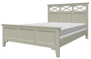 Спальная кровать Грация-5 с фисташковым карнизом (Фисташковый) 140х200 в Надыме