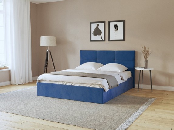 Кровать 1,5-спальная Кристалл Эко 1400х2000 с подъёмным механизмом в Надыме - изображение