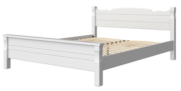 Спальная кровать Мюнхен-4 (Белый античный) 160х200 в Губкинском - предосмотр 1