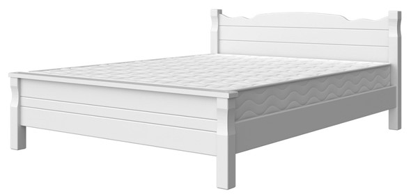 Спальная кровать Мюнхен-4 (Белый античный) 160х200 в Лабытнанги - изображение