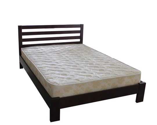 Кровать полутороспальная Ника 1200, Орех в Салехарде - изображение