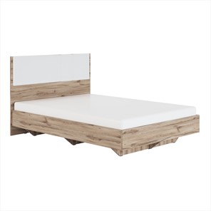 Кровать Николь (мод.1.2) 1,4 белая экокожа, с ортопедическим основанием в Лабытнанги