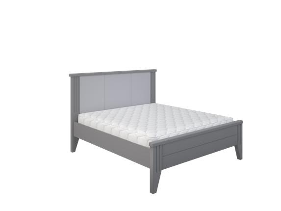 1,5-спальная кровать Верона 1200, Серый в Салехарде - изображение