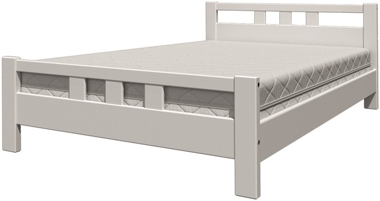 Кровать полуторная Вероника-2 (Белый Античный) 140х200 в Новом Уренгое - изображение 4