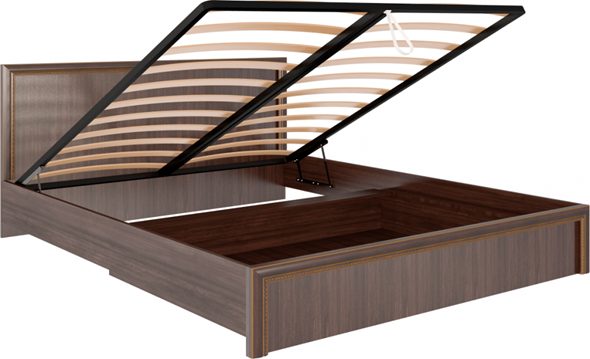 Кровать с механизмом Беатрис М08 (Орех Гепланкт) в Салехарде - изображение