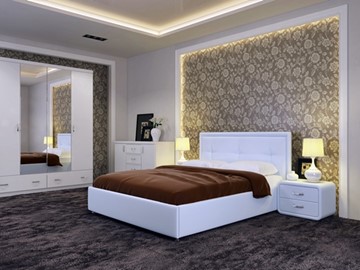 Спальная кровать Adele размер 140*200 с основанием в Салехарде