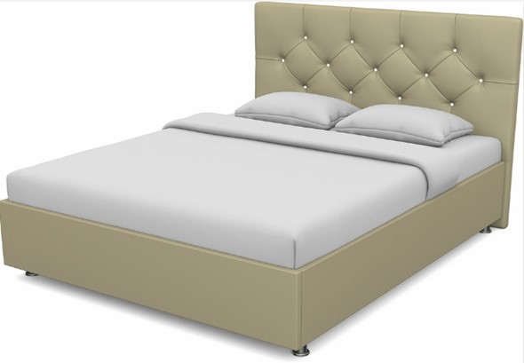 Кровать 2-спальная Моника 1600 с основанием (Nitro Сream) в Надыме - изображение