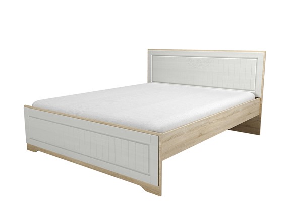Кровать 2-спальная НМ 040.34 Оливия Дуб Сонома в Салехарде - изображение