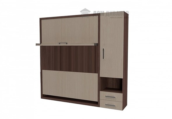 Кровать-трансформер Smart (К 1400+ШП), шкаф правый в Лабытнанги - изображение