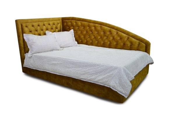 Угловая кровать без механизма Грета 1040х2150 мм в Салехарде - изображение
