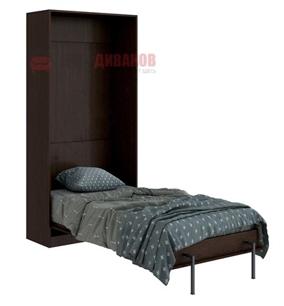 Кровать-шкаф Велена 1, 800х2000, венге в Салехарде - изображение