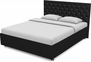 Двуспальная кровать с механизмом Флоренция-А 1600 (Nitro Black) в Салехарде