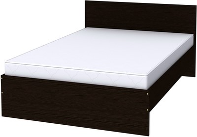 Кровать K14 с основанием, цвет Венге в Салехарде - изображение