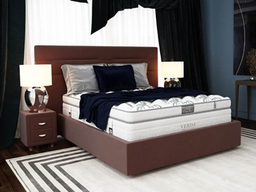 Кровать Modern/Island M 180х200, Флок (Велсофт Спелая слива) в Новом Уренгое