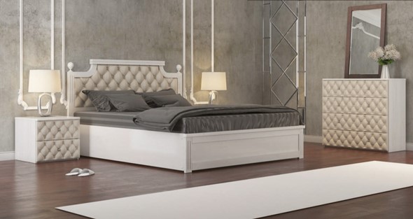 Кровать 2-спальная Сфера 160*200 с основанием в Салехарде - изображение