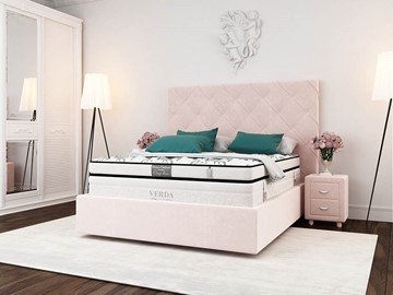 Кровать Style Compact/Island M 180х200, Флок (Велсофт Винтажный розовый) в Надыме