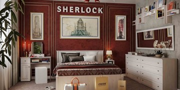 Спальный гарнитур Sherlock №5 в Салехарде