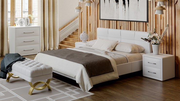 Гарнитур спальный Элис (Белый) в Надыме - изображение