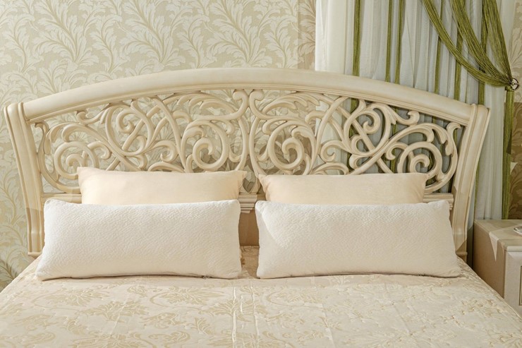 Гарнитур в спальню Александрия, кровать, 2 тумбочки, Ленто в Салехарде - изображение 2