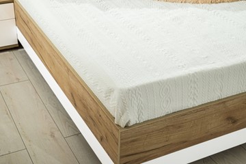 Модульная спальня Фиджи базовый набор, Дуб золотой/Белый в Тарко-Сале - предосмотр 7